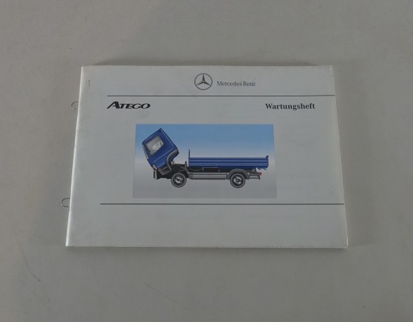 Scheckheft / Wartungsheft Mercedes Benz Atego Stand 12/1997