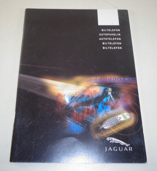 bruksanvisningen Biltelefon Jaguar X356 / S-Type / XK8 / XKR fra 12/2004
