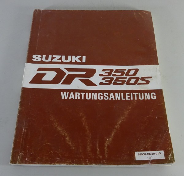 Werkstatthandbuch Suzuki DR 350 / DR 350 S Enduro Stand 03/1990