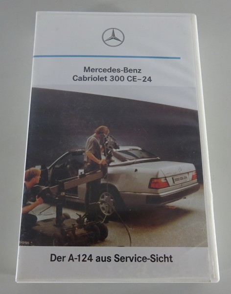 VHS Serviceinformation Mercedes-Benz A124 300 CE-24 Cabriolet Stand 05/1992