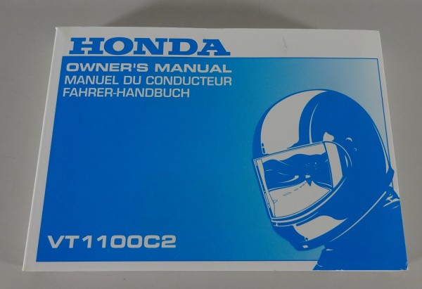 Betriebsanleitung / Handbuch / Owner´s Manual Honda VT 1100 C2 Shadow Stand 1996