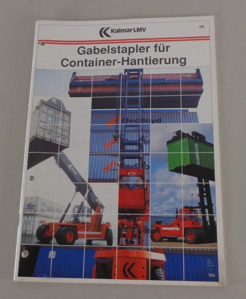 Prospekt Kalmar LMV Gabelstapler für Container Hantierung von 02/1993