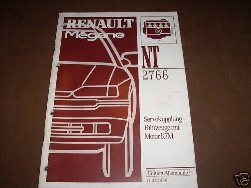 Werkstatthandbuch Renault Megane Servokupplung ,St.1997