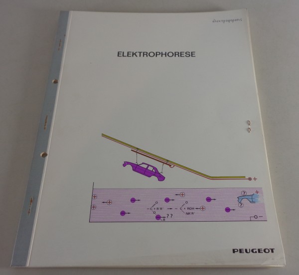 Werkstatthandbuch Peugeot Elektrophorese Stand 10/1968