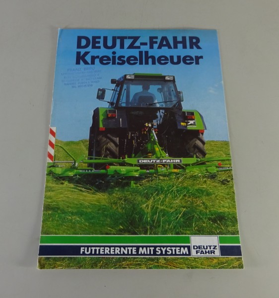Prospekt / Broschüre Deutz Fahr Spielzeug-Programm Stand 11/1989