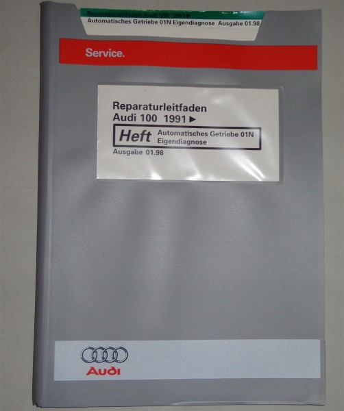 Werkstatthandbuch Audi A6 C4 Automatik Getriebe 01N Diagnose ab 1991