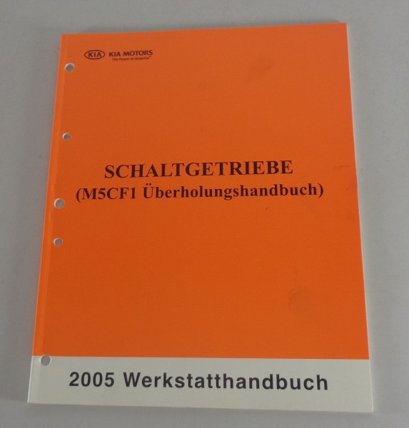 Werkstatthandbuch Kia Schaltgetriebe M5CF1 von 2005