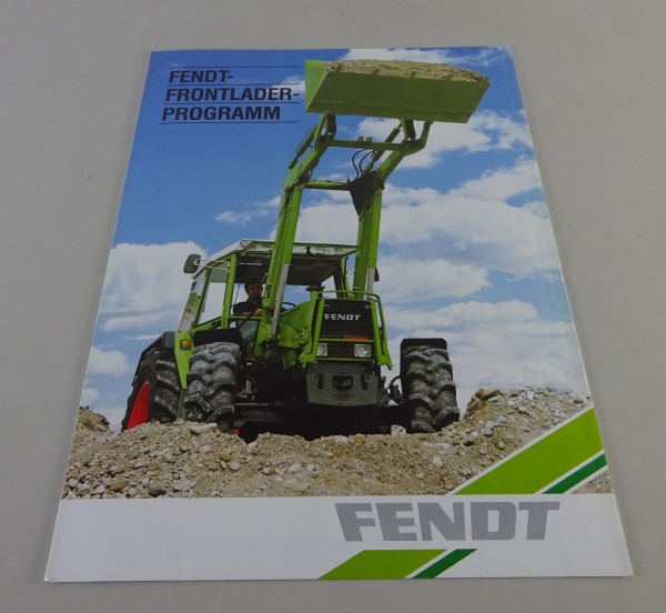 Faltprospekt Fendt-Frontlader-Programm Stand 08/1988