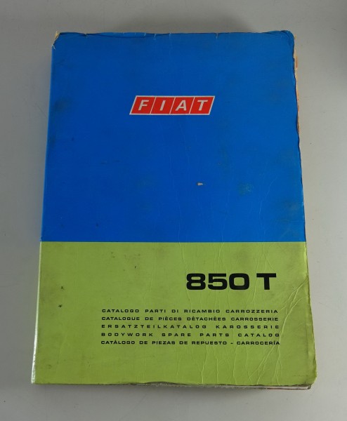 Teilekatalog Karosserie / Parts list bodywork Fiat 850 T Stand 09/1973