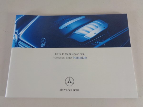 Scheckheft Mercedes Benz R171 SLK 200 Kompressor / 350 auf Portugiesisch 10/2003