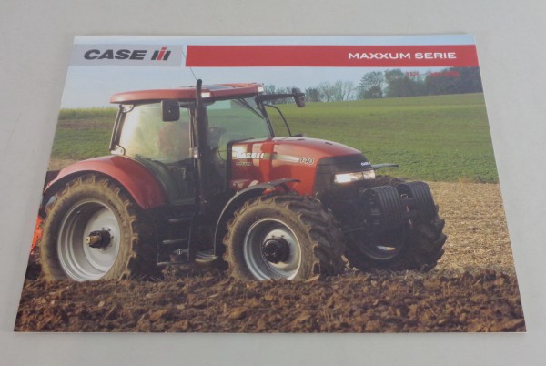 Prospekt / Broschüre Case IH Traktor Maxxum Serie 110 - 140 von 06/2007