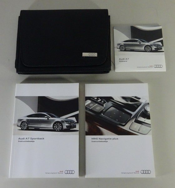 Instructieboekje + Bordmap Audi A7 Sportback Typ C7 van 11/2010 Niederländisch