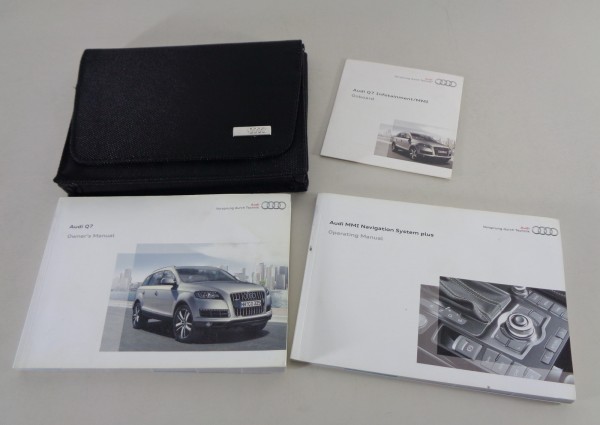 Owner's Manual + Wallet Audi Q7 quattro Petrol and Diesel Typ 4L from 05/2010