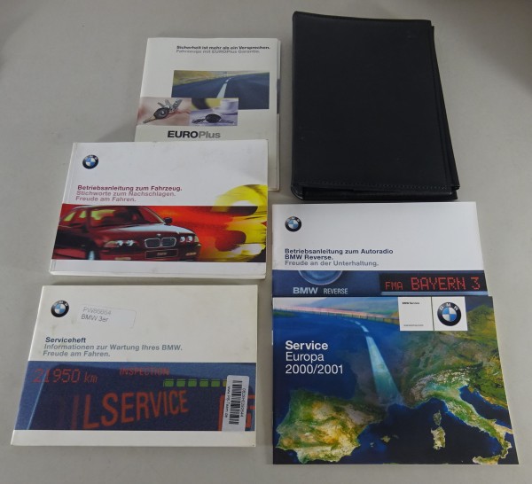 Bordmappe + Betriebsanleitung BMW 3er E46 316i 318i 320i/d 325i 330i/d...v. 2000
