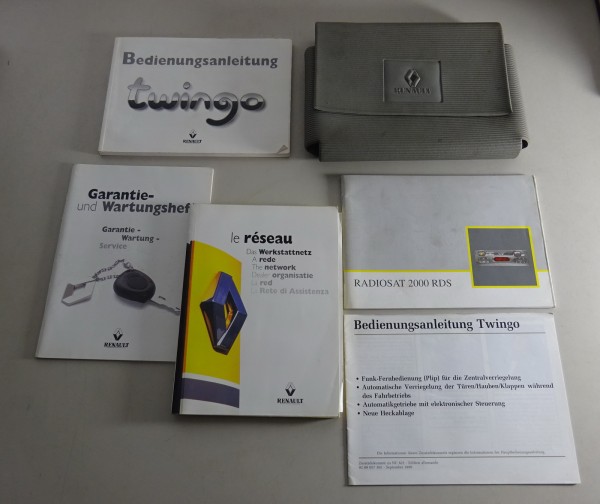 Bordmappe + Betriebsanleitung Renault Twingo Stand 07/1999