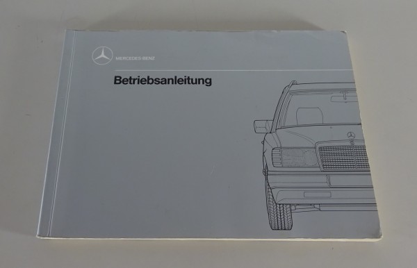 Betriebsanleitung / Handbuch Mercedes-Benz W124 / S124 T-Modell Stand 07/1989