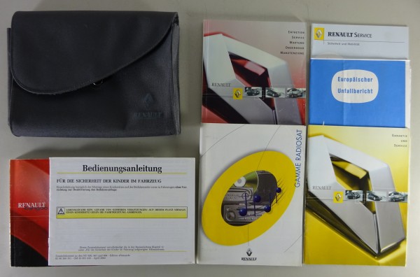 Bordmappe + Betriebsanleitung Renault Kangoo Stand 09/2002