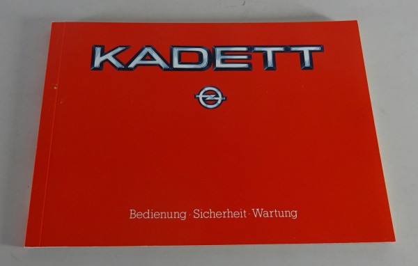 Betriebsanleitung / Handbuch Opel Kadett D incl. GTE Stand 01/1984