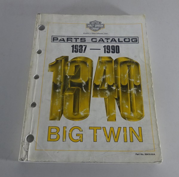 Parts catalog Harley Davidson 1340 Big Twin Models 1987 - 1990 from 05/1996