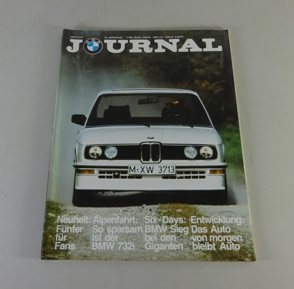 Magazin - BMW Journal u. a. mit BMW E12 M535i / E23 von November/Dezember 1979