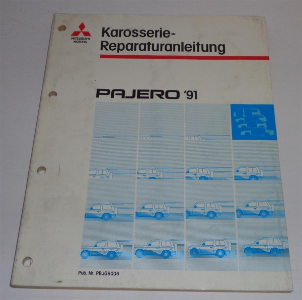 Werkstatthandbuch Mitsubishi Pajero V20 Karosserie Modelljahr 1991