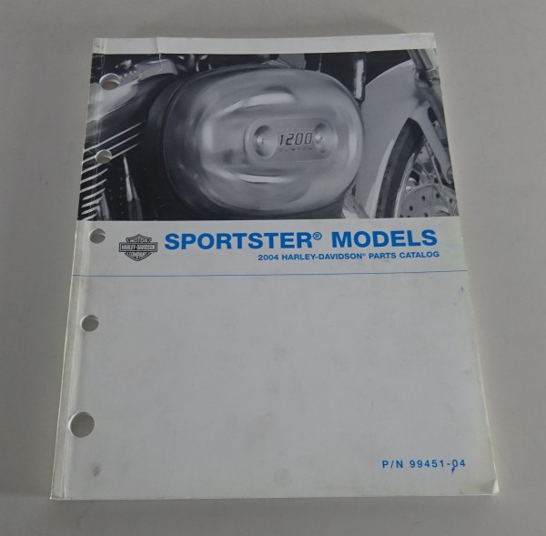 Parts catalog Harley Davidson Sportster Models 2004 from 09/2003