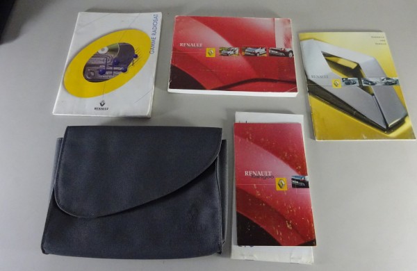 Bordmappe + Betriebsanleitung Renault Kangoo Typ KC Stand 12/2001