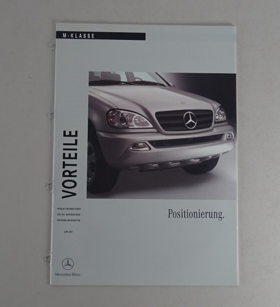 Vorteile Mercedes-Benz ML W 163 Positionierung Stand 06/2001