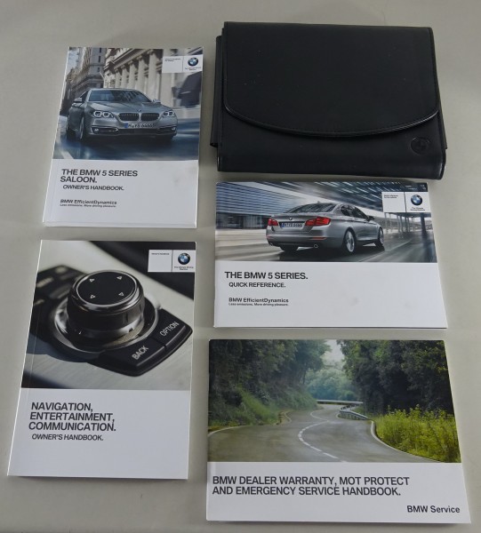 Owner's Manual + Wallet BMW 5-Series Saloon F10 06/2013