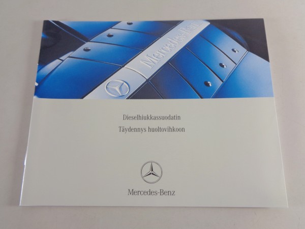 Scheckheft Mercedes Benz E-Klasse W211 Dieselpartikelfilter Finnisch 2003