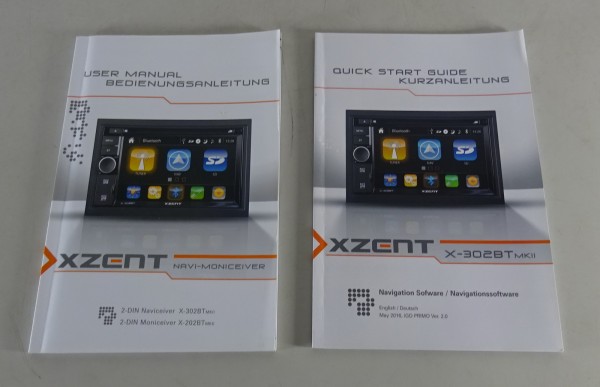 Betriebsanleitung Xzent Navigation MonoreceiverX 302 BT / X 202 BT Stand 2015