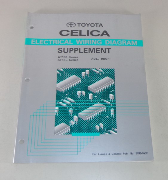 Workshop Manual Toyota Celica electrical wiring diagram Supplement 08/1990