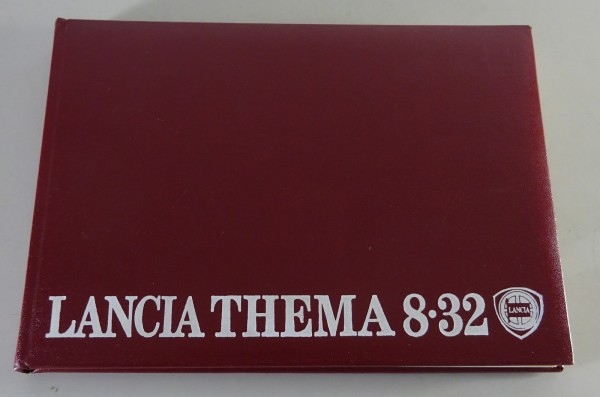 Betriebsanleitung / Handbuch | Lancia Thema 8.32 | Französisch | Stand 11/1986