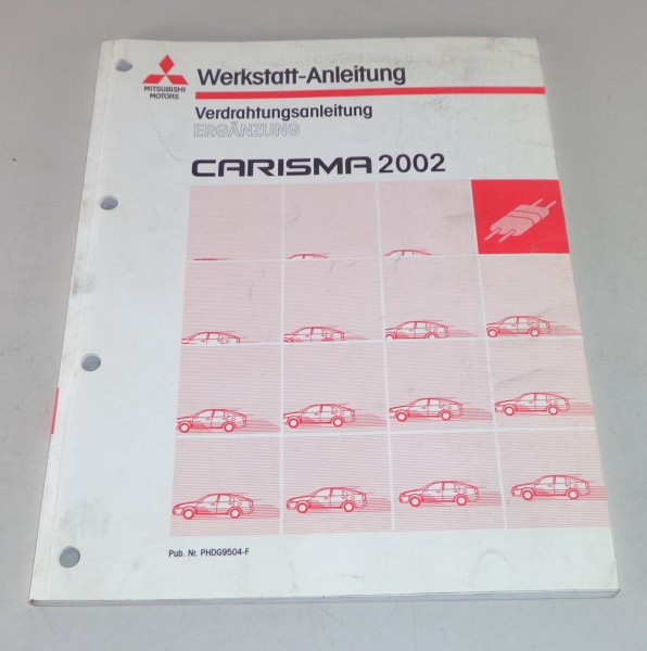 Werkstatthandbuch Mitsubishi Carisma Nachtrag Elektrik Schaltpläne Baujahr 2002