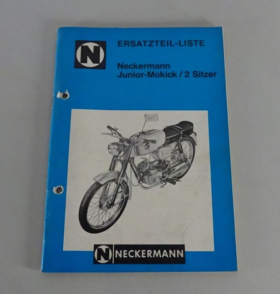 Teilekatalog / Ersatzteilliste Neckermann Junior-Mokick / 2 Sitzer von 09/1969