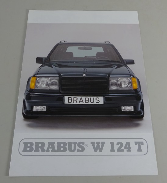 Prospekt / Broschüre Brabus Mercedes-Benz S124 / W124 T-Modell