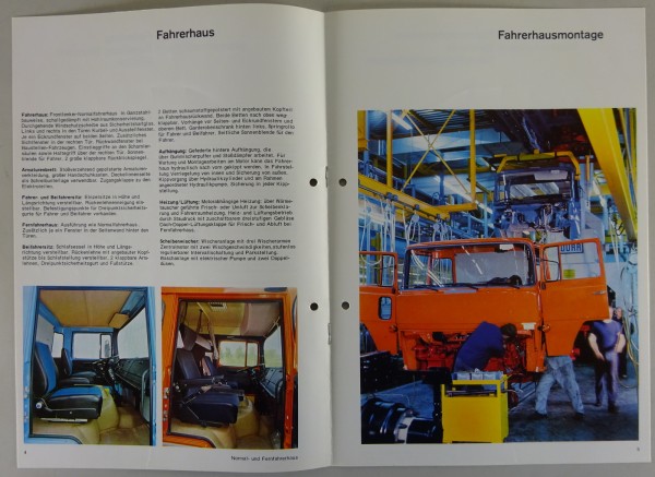 Prospekt Magirus-Deutz LKW 170 D 14 FS Frontlenker-Zugmaschine Stand 09/1974