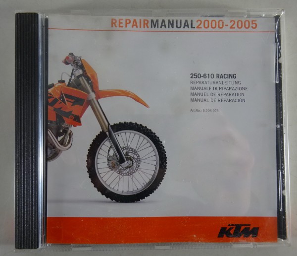 Werkstatthandbuch / Workshop Manual KTM 250-610 RACING Bj. 2000 - 2005