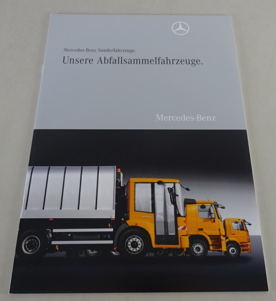 Prospekt Mercedes - Benz | Unsere Abfallsammelfahrzeuge Stand 03/2009