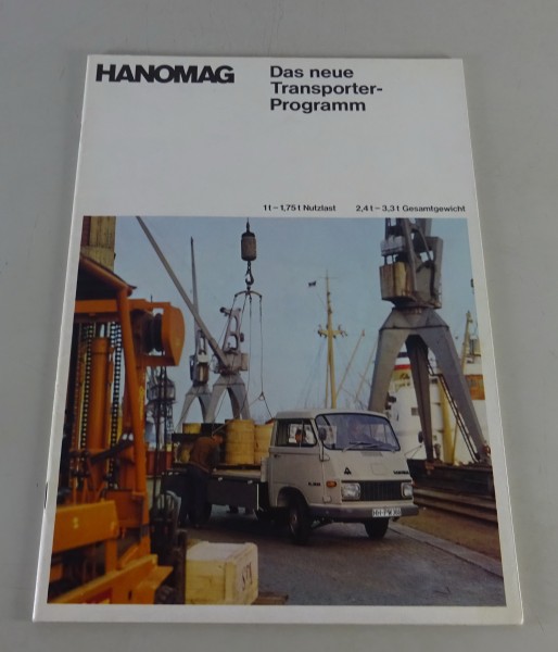 Prospekt Programmübersicht Hanomag F20 / F25 / F30 / F35 | 1t - 1,75t Nutzlast