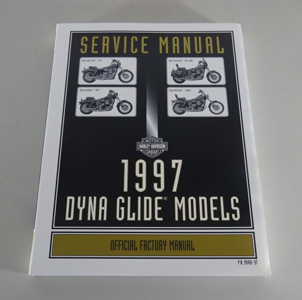 Workshop Manual Harley Davidson Dyna Models 1997 from 10/1996