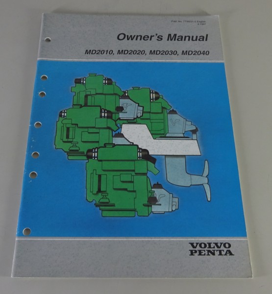 Betriebsanleitung Volvo Penta MD2010 / MD2020 / MD2030 / MD2040 Stand 04/1997