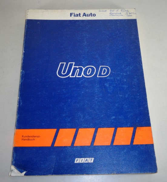 Werkstatthandbuch Fiat Uno I Diesel von 11/1983