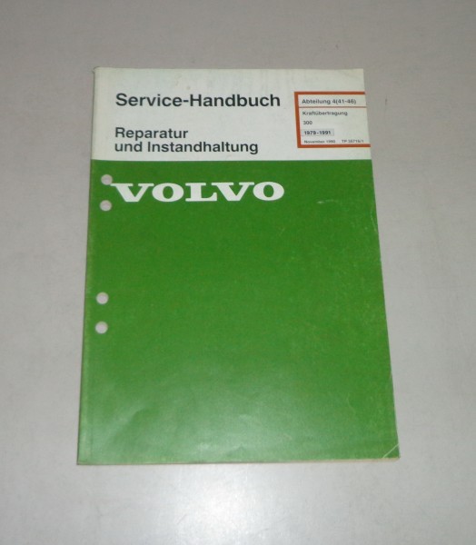 Werkstatthandbuch / Reparatur Volvo 340 / 360 Kraftübertragung - 1979-1991