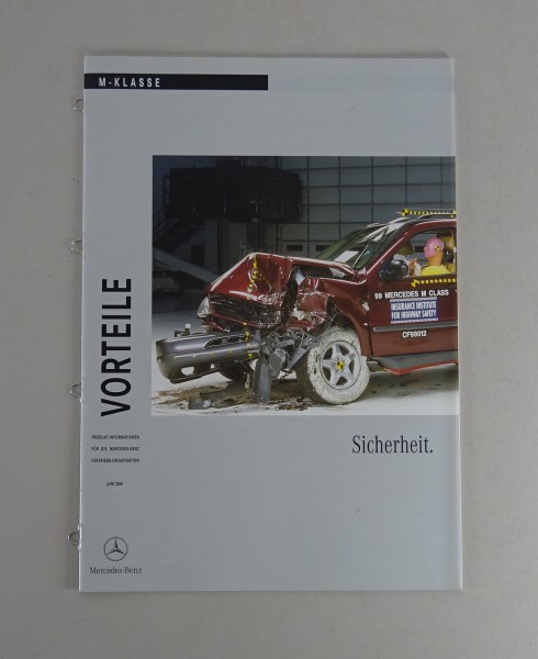 Vorteile Mercedes-Benz ML W 163 Sicherheit Stand 06/2001