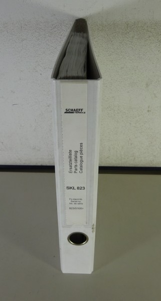 Ersatzteilliste / Teilekatalog Schaeff Radlader SKL 823 Stand 06/2002