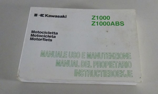 Uso e Manutenzione / Manual del Propietaro Kawasaki Z 1000 / Z 1000 (ABS) 2006