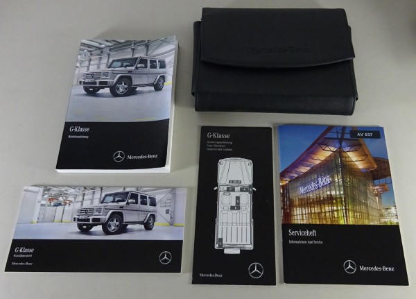 Bordmappe Mercedes-Benz G-Klasse W 463 G 500 / G 63 AMG / etc. Stand 02/2016