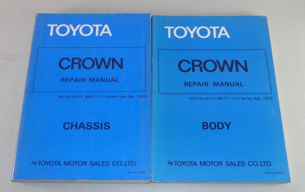 Werkstatthandbuch / Workshop Manual Toyota Crown RS110 / LS110 / MS111 ab 9/1979