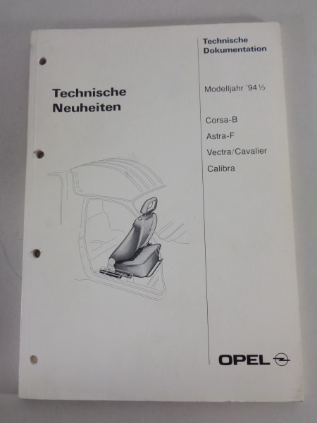 Technische Neuheiten und Änderungen Opel Fahrzeuge Modelljahr 1994 1/2